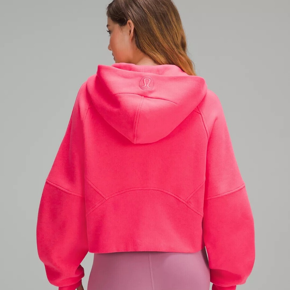 Lip gloss scuba hoodie half zip lululemon